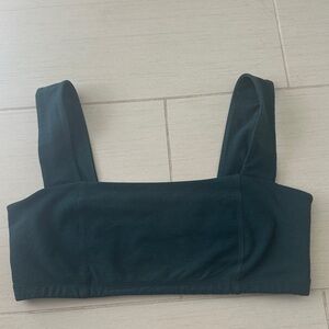 Beyond Yoga Dark Green Sports Bra
